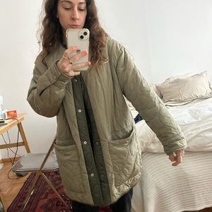 Fully reversible military surplus style jacket liner M